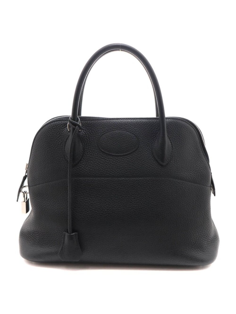 Hermes Bolide 31 Black Silver Handbag Taurillon Clemence